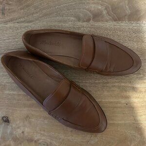 Madewell Leather Loafers, Size 10